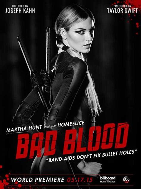 Taylor Swifts Bad Blood Music Video And Character Posters
