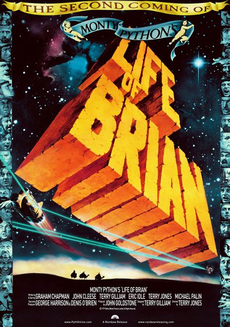 Monty Pythons Life Of Brian Movie Poster Classic 70s Vintage Poster