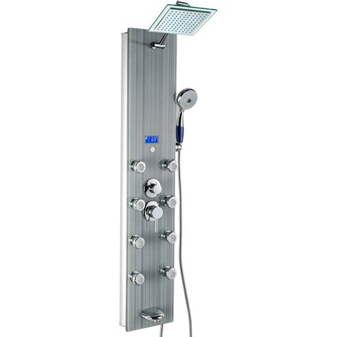 Akdy 52 Rainfall Shower Panel Tower System With Handheld Shower Head