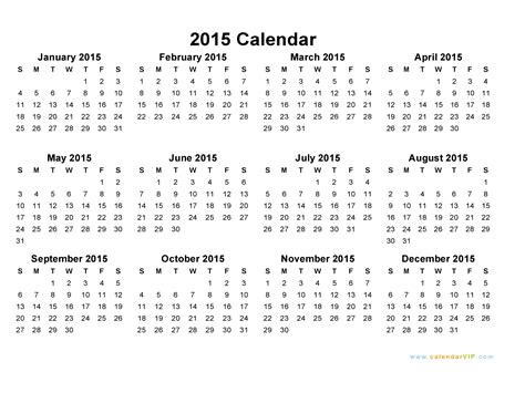 Free Printable 2015 Monthly Calendar Free Printables Calendar Printables Printables Riset