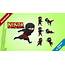 Ninja Character  Animated & Incl Master GameDev Market