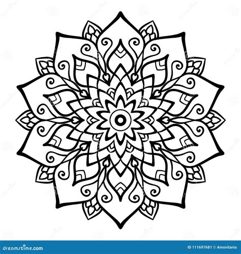 Mandala Vector Design Element Ilustración Del Vector Ilustración De