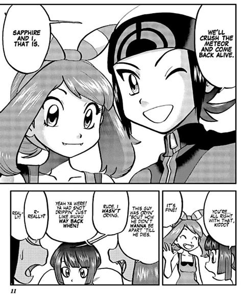 Oras Pokespe Ruby Sapphire And Zinnia Franticshipping Pokemon Special Pokemon Manga Pokémon Oras