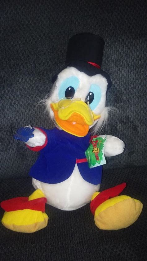 Scrooge Mcduck Rare Ducktales Plush With Tags Applause Disney Duck