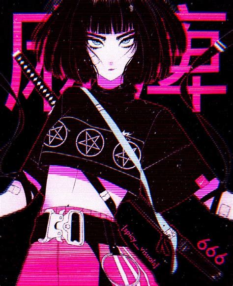 𝘺 𝘰 𝘴 𝘩 𝘪 𝘬 𝘰 よし Anime Art Girl Cyberpunk Art Anime Art