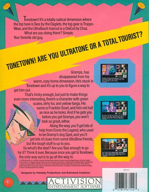 Tass Times In Tonetown 1986 Box Cover Art Mobygames