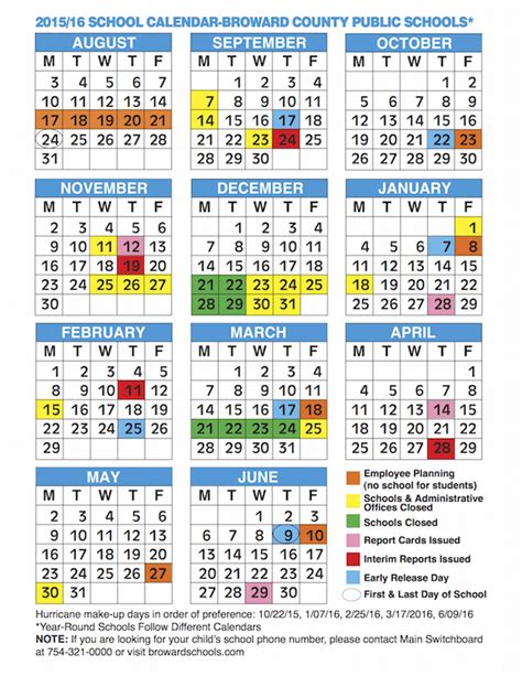 Broward County 2022 Calendar
