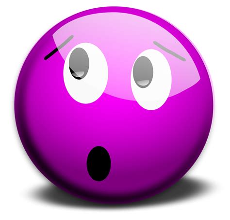 Smiley Free Stock Photo Illustration Of A Purple Smiley Face 15452