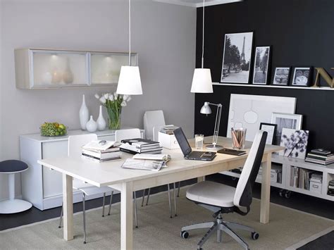 Interior Design Ideas Walls Desks And Lighting For Small Offices