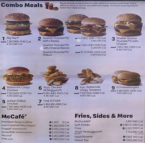 mcdonalds menu with prices in 2020 food menu prices gambaran