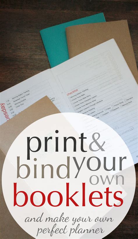 Make Your Own Booklet In 8 Easy Steps Unhurried Home