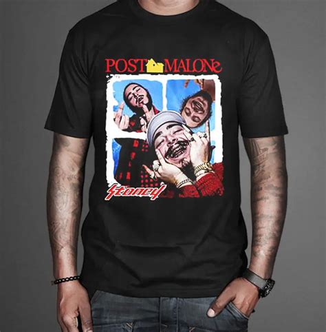 Post Malone Stoney Inspired By Vintage Home Alone T Shirt Hiphop Rap R