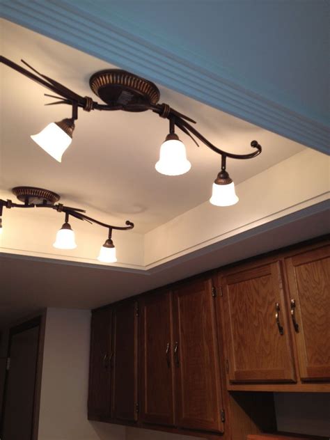 How To Update 1990s Recessed Fluorescent Kitchen Ligh Replace Your