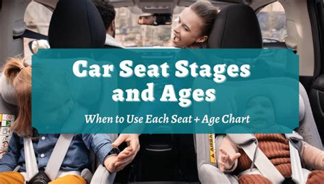 Car Seat Stages And Ages When To Use Each Seat Age Chart Safe Convertible Car Seats