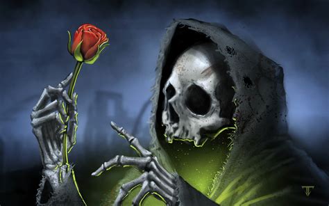 dark, Death, Rose, Skull Wallpapers HD / Desktop and Mobile Backgrounds