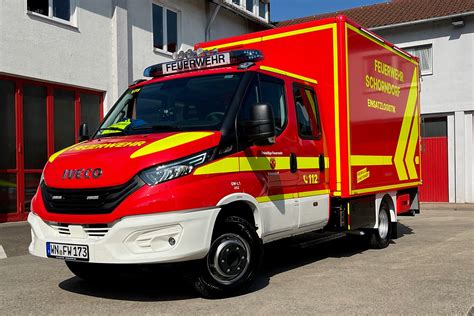 Neuer Gerätewagen Logistik Für Die Abteilung Stadt Freiwillige Feuerwehr Schorndorf