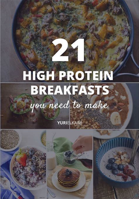 21 Healthy High Protein Breakfasts You Need To Make Yuri Elkaim