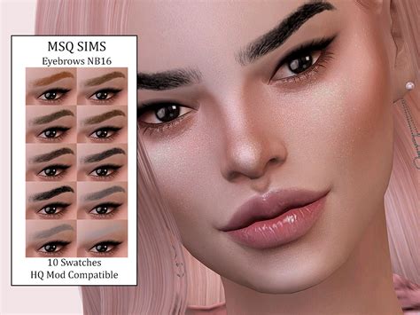 Eyebrows Nb16 At Msq Sims Sims 4 Updates