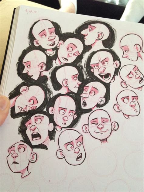 Phillip Rauschkolb — Sketch Dump Drawing Face Expressions Face
