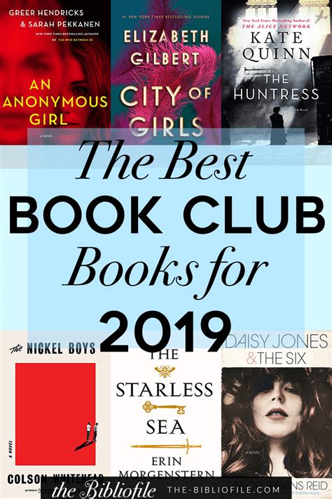 20 best book club books for 2019 the bibliofile best book club books book club books book club