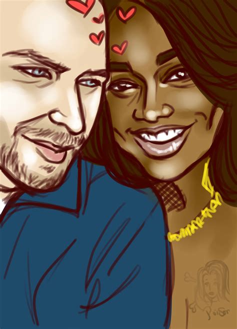 Love Illustrated ♥️ Wmbw Bwwm Ig Ladydeebott Interracial Art Interracial Couples Cartoon