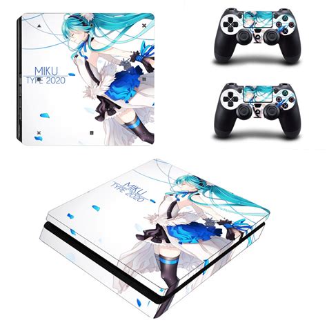 Hatsune Miku Ps4 Slim Skin Sticker For Playstation 4 Console And