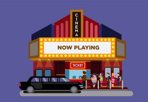 Movie Premiere In Cinema Theater Vector Graphic By Aryohadi · Creative