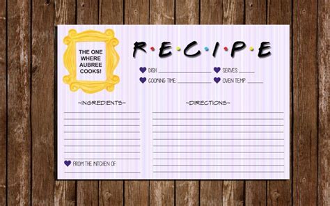 Recipe Cards Idea Designs And Examples 14 Psd Ai Examples