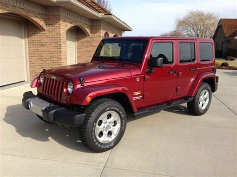 Purchase Used 2013 Jeep Wrangler Unlimited Sahara Sport Utility 4 Door