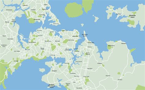 Auckland Map Suburbs