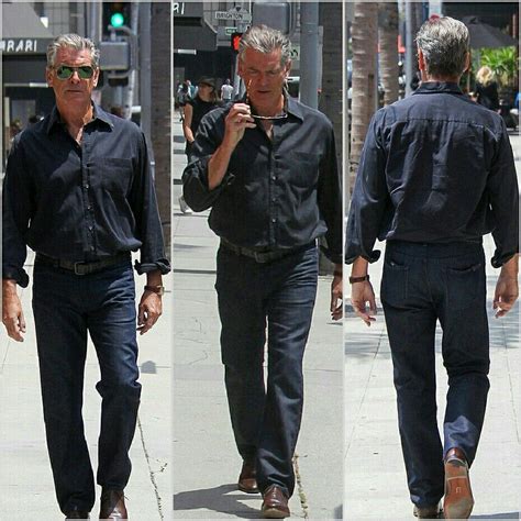 pierce brosnan out and about in la pierce brosnan mens business casual outfits mens outfits