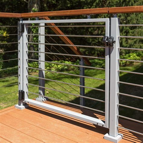 Deck Railing Stainless Steel Cable Railings For Outdoor With Gate
