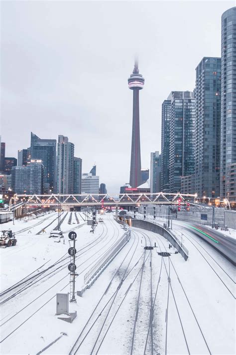 Toronto City Downtown Toronto Toronto Winter Alaska Upper Lake