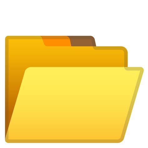 Ready to be used in web design, mobile apps and presentations. Open file folder Icon | Noto Emoji Objects Iconset | Google