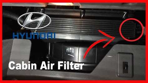 How To Replace Cabin Air Filter Hyundai Sonata Youtube