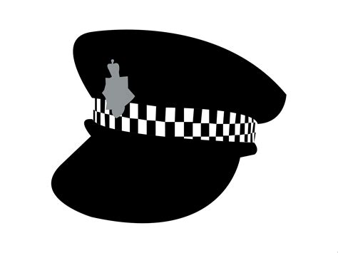 British Police Hat Vector 639895 Vector Art At Vecteezy