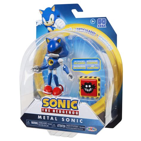 Sonic The Hedgehog 4 Modern Metal Sonic Action Figure With Trap Spring
