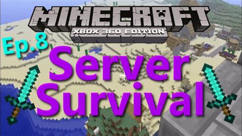 Minecraft Xbox 360 Server Survival Ep 8 Escaping With Diamonds