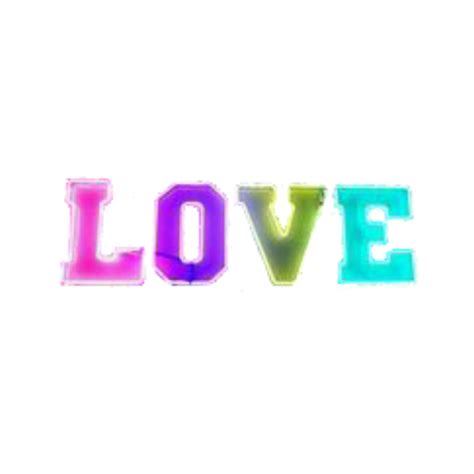 Ftestickers Text Typography Love Colorful Sticker By Pann70