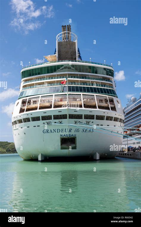 Royal Caribbean Grandeur Of The Seas Cruise Ship At St Johns Port