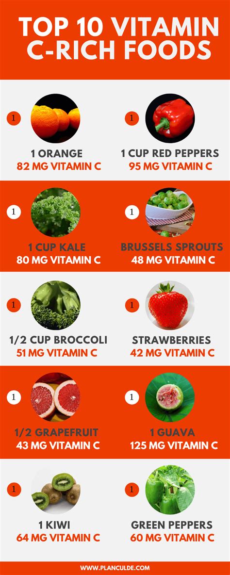 And you wouldn't cook papaya for a meal — the vitamin c degrades quickly in heat. Vitamin C Foods: List of the Top 10 Foods High in Vitamin C