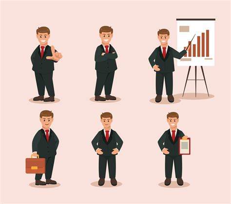 Set Of Businessman Illustration 2849983 Vector Art At Vecteezy