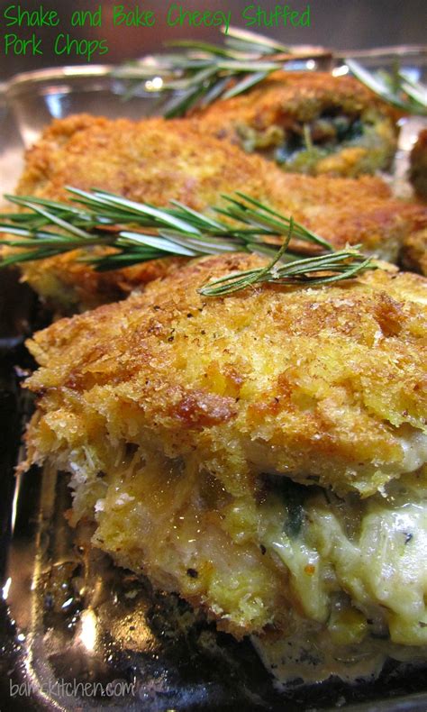 When the thermometer reads 140° to 145°f, remove the skillet from the oven. Shake and Bake Cheesy Stuffed Pork Chops - Healthy World ...
