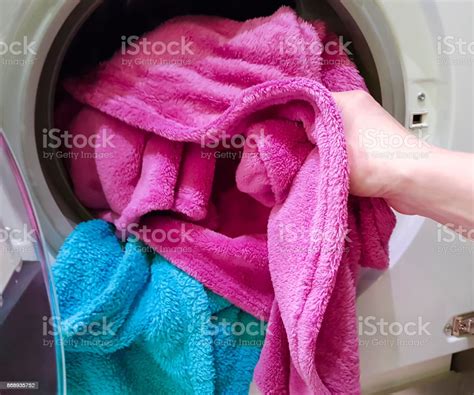 Put The Cloth In The Washer Stock Photo Download Image Now Clothing