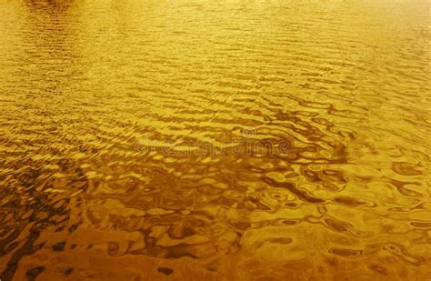 Gold Water Texture Stock Photo Image Of Horizontal 79729712