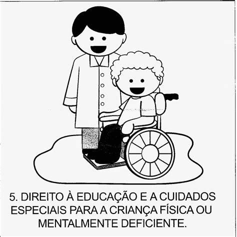 4.º determina que é dever da família, da. Desenhos de direitos da criança - Formando Alunos