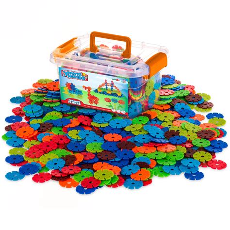 Creative Flakes 600 Piece Interlocking Plastic Disc Set For Boys