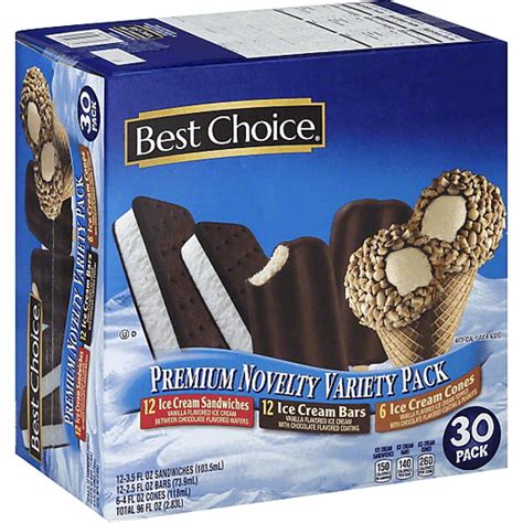Best Choice 30 Ct Assorted Novelty Ice Cream Sooners