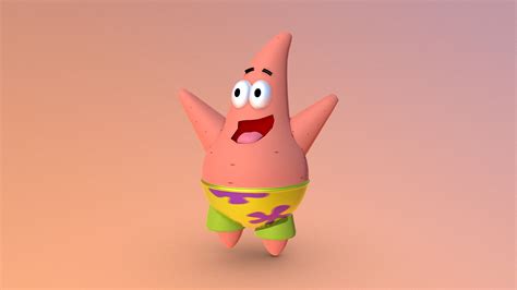 Patrick Star Spongebob Download Free 3d Model By Yanez Designs