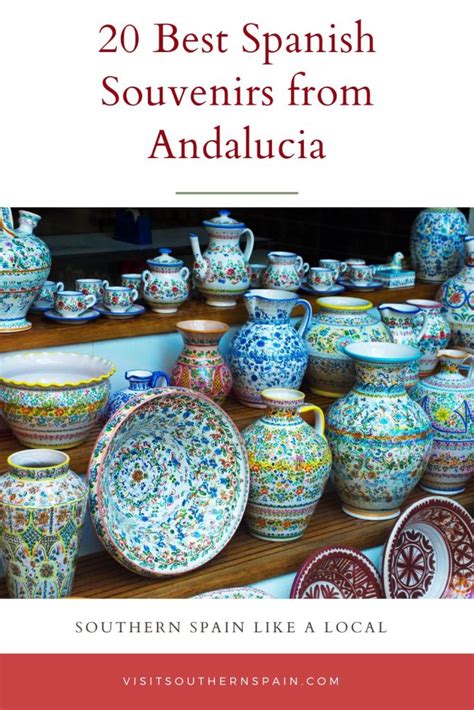 20 Best Spanish Souvenirs From Andalucia